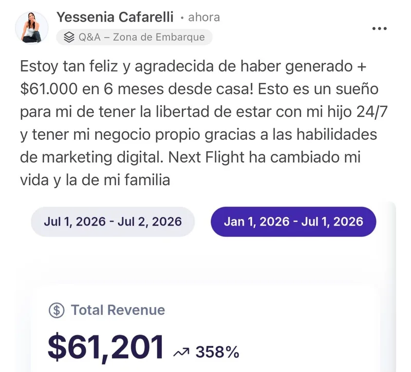 Testimonio de una miembro de NextFlight Academy