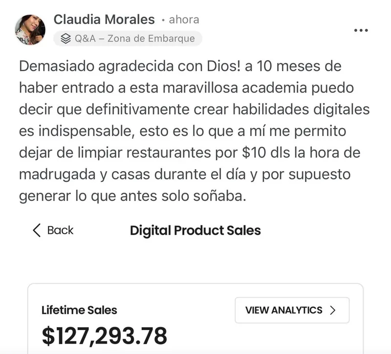 Testimonio de una miembro de NextFlight Academy